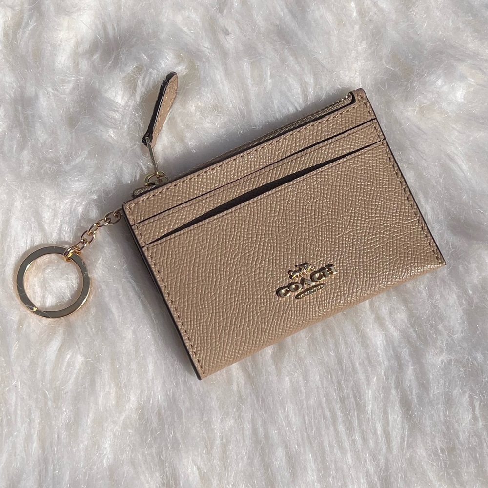 💯 COACH cardholder with key chain